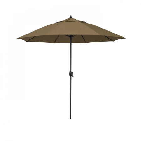 California Umbrella 7.5' Bronze Aluminum Market Patio Umbrella, Olefin Woven Sesame 194061336625